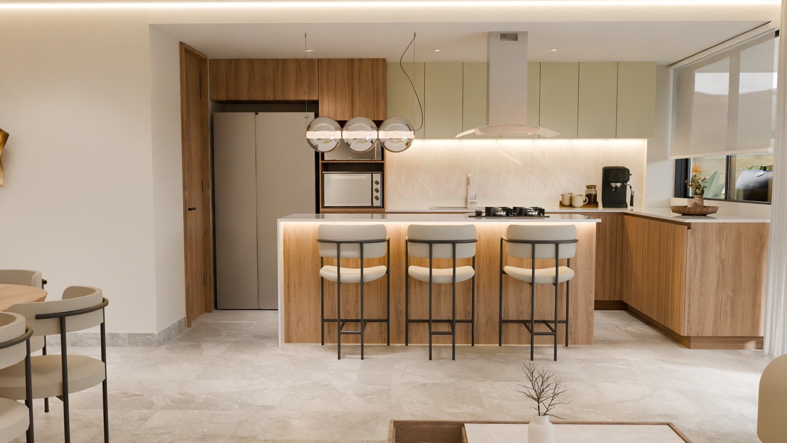 Diseño de interiores por espacios